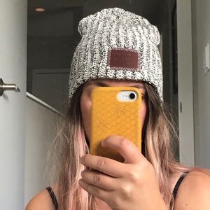 Love Your Melon gray beanie